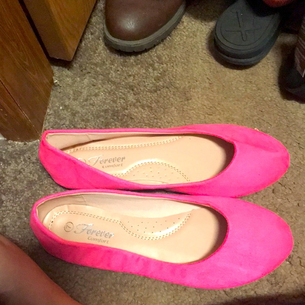 Pink shoes